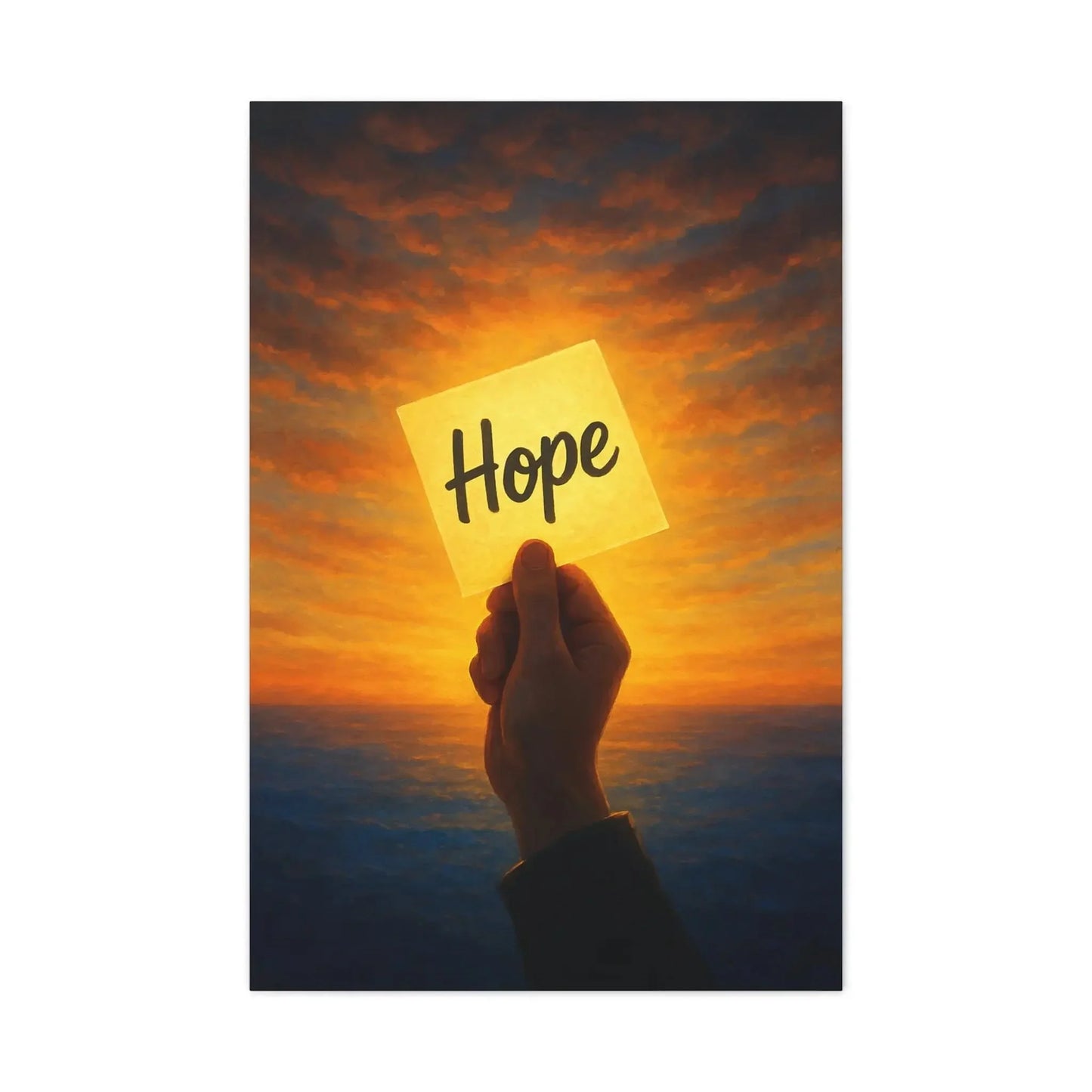 Inspirational Canvas Art Print, Home Decor, Motivational Wall Art, Ideal Gift for Friends, Positive Vibes - Hinnulus