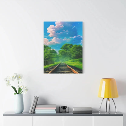 Landscape Canvas Art Print, Inspirational Home Decor, Nature Wall Art, Scenic Poster, Gift for Nature Lovers, Colorful Artwork - Hinnulus