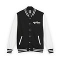 Letterman Jacket — Minimal Floral Patch Varsity Jacket - Hinnulus