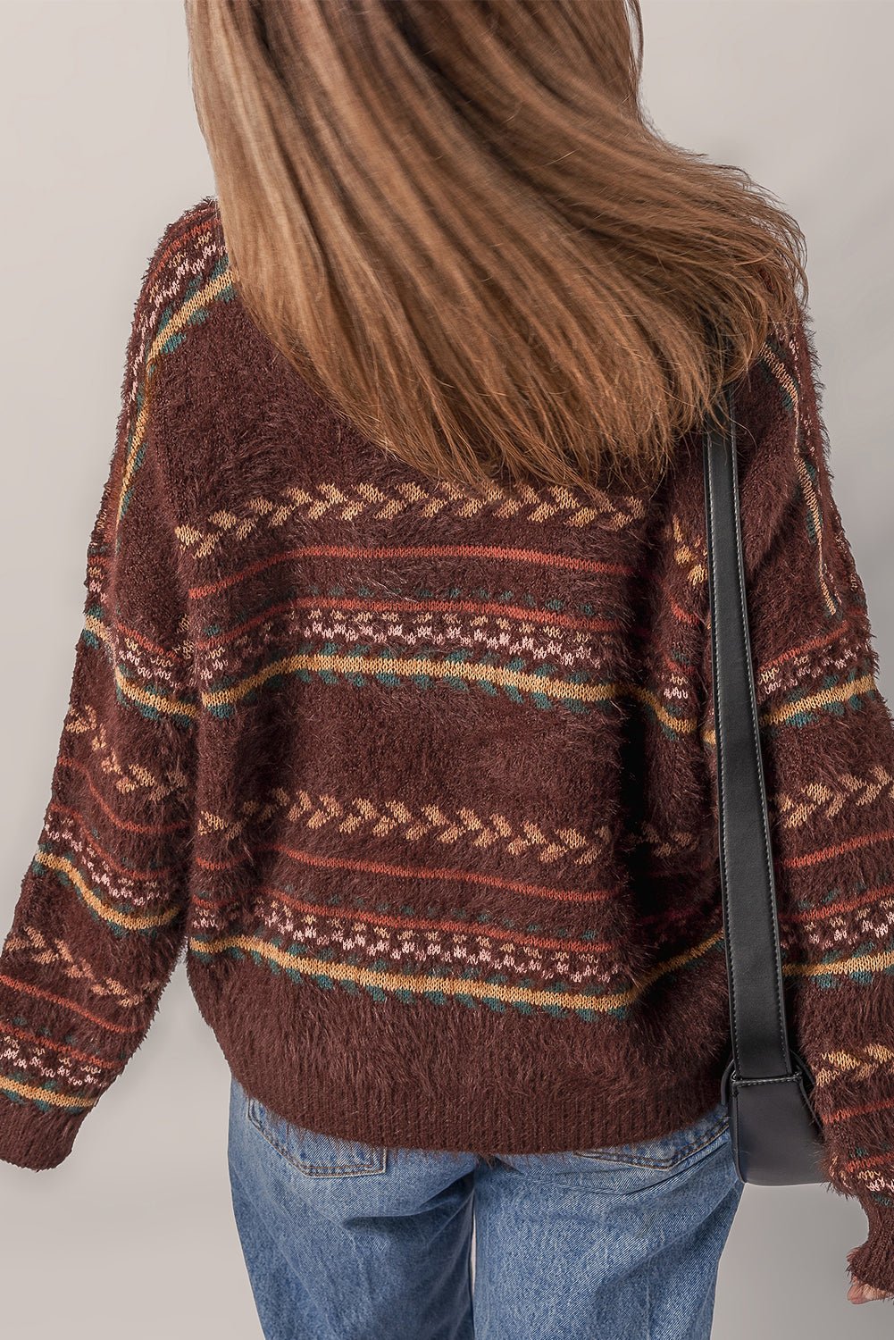 Madison Knitted Drop Shoulder Sweater - Hinnulus