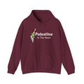 Palestine In The Heart Hoodie – Solidarity Flag Graphic Hooded Sweatshirt - Hinnulus