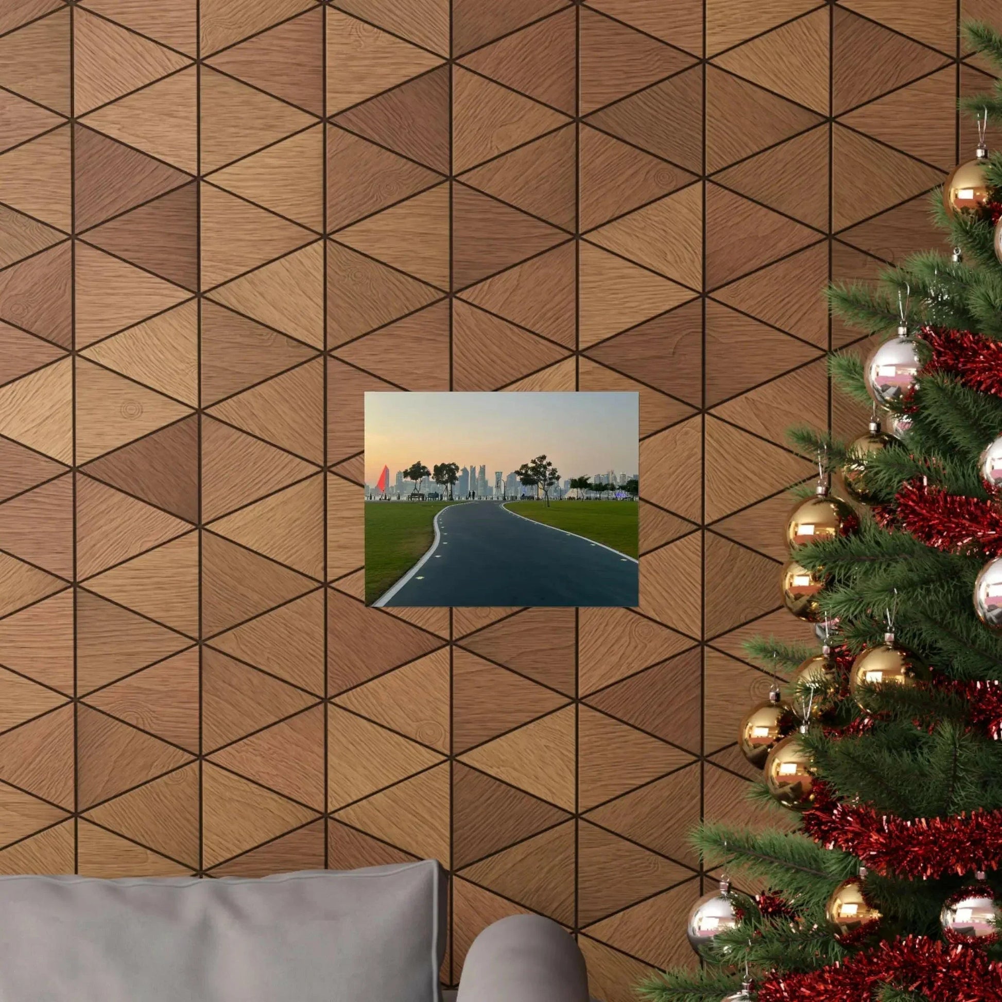 Serene Landscape Wall Art Print, Horizontal Poster for Home Decor, Nature Artwork, Scenic Wall Decor, Relaxing Atmosphere, Gift Idea - Hinnulus