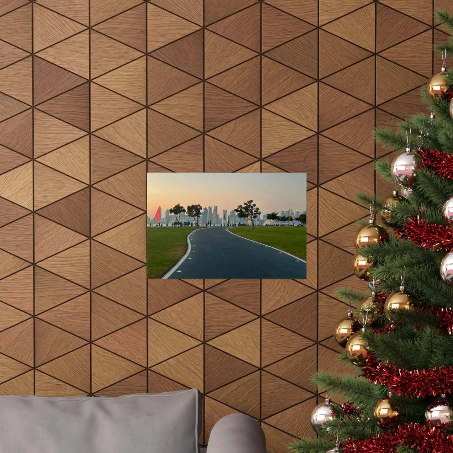 Serene Landscape Wall Art Print, Horizontal Poster for Home Decor, Nature Artwork, Scenic Wall Decor, Relaxing Atmosphere, Gift Idea - Hinnulus