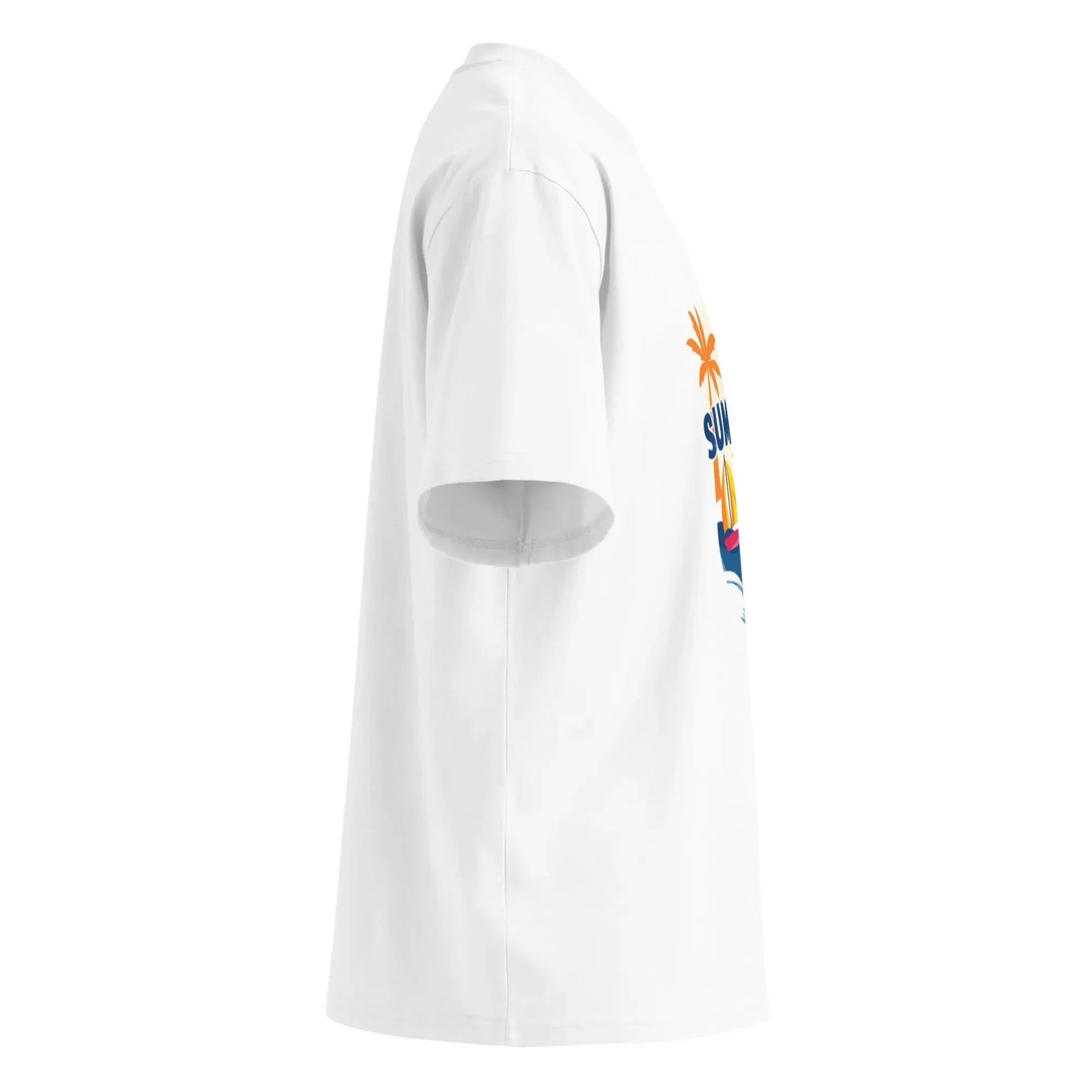 Unisex Organic Oversized High Neck T-Shirt - Hinnulus